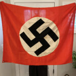 SOLD - WWll Nazi German Vehicle / Tank indentification flag for Luftwaffe - These flags were used on the eastern front, and Battle of the Bulge 1944-45