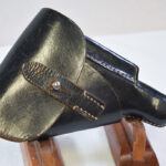 SOLD, SCARCE AKAH LEADING EDGE MAG POUCH HOLSTER FOR THE WALTHER PP PISTOL, THIS IS THE SS ISSUED HOLSTER!