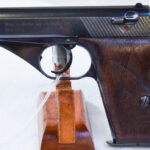 SOLD VERY SCARCE EARLY 1940 MAUSER HSc PISTOL, WITH TEST EAGLE & LARGE EAGLE/655 WAFFENAMT, VERY SHARP!