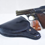 SOLD , STEYR-PIEPER MODEL 1908/34 AUSTRO-NAZI POLICE PISTOL, VIENNA POLICE MARKED, VERY SHARP & WITH RARE HOLSTER TOO!