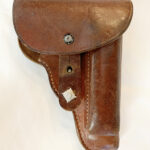 TUES NOV 17, 1941 WWll German issue ,  Cz 27 pistol holster, Original and Nice!