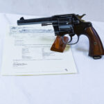 SOLD COLT MODEL 1909 US ARMY SERVICE REVOLVER, MINT CRISP EXAMPLE WITH COLT LETTER, SHIPPED TO THE PHILIPPINES 1911!