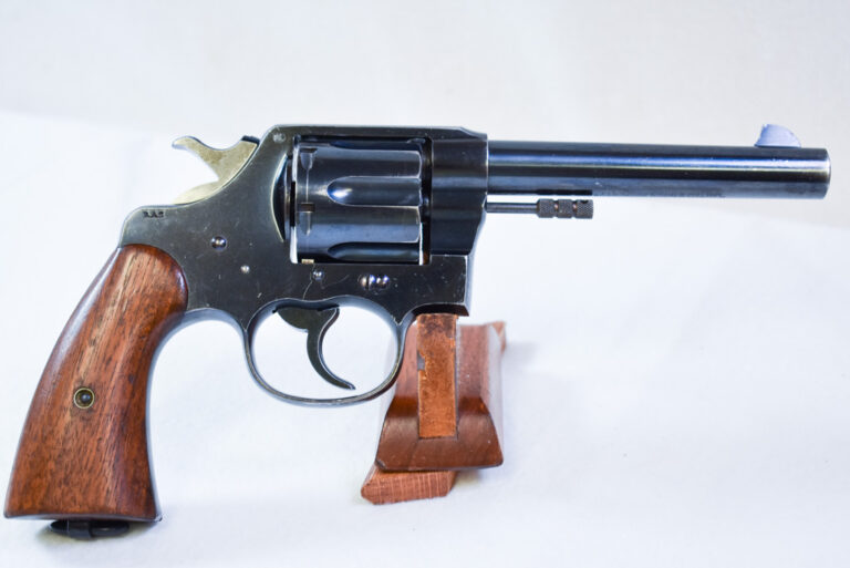 SOLD COLT MODEL 1909 US ARMY SERVICE REVOLVER, MINT CRISP EXAMPLE WITH ...