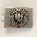 SOLD ORIGNAL - GERMAN ARMY WWll ISSUE BELT BUCKLE