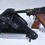 SOLD  EXCEPTIONAL & SCARCE 1941 Small Date MAUSER BANNER POLICE “EAGLE L” LUGER, 2 MATCHING MAGS, MINT CRISP FULL RIG!