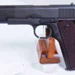SOLD EXCEPTIONAL US WW2 COLT 1911A1 ARMY PISTOL, DEC,1942, MATCHING SLIDE, 100% CORRECT, STUNNING MINT NEW!