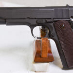 SOLD  US WW2 COLT 1911A1 US ARMY SERVICE PISTOL, OCTOBER, 1942 PRODUCTION, WB CARTOUCHED, MINT CRISP!