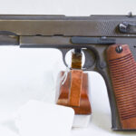 SOLD  VERY LATE WAR VERY SCARCE, "K" BLOCK NAZI Viz 35 RADOM PISTOL, PHOSPHATE FINISH, SERRATED GRIPS, MINT SHARP!