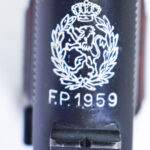 SOLD ULTRA RARE 1959 BELGIAN CONGO FN HIGH POWER PISTOL, MINT & MATCHING, UNICORN OF HIGH POWER COLLECTING!