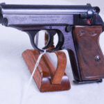 SOLD WALTHER PPK PISTOL, NAZI POLICE “EAGLE/C” MARKED, LATE 1944 PRODUCTION, MINT CRISP EXAMPLE!