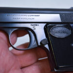 sold, MINT NEW 1961 BABY BROWNING PISTOL WITH CASE!
