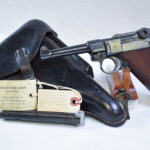 SOLD,  FANTASTIC GERMAN WWII EARLY byf41 P.08 LUGER, 2 MATCHING NUMBERED MAGS! MINT CRISP FULL RIG! FOUND IN GERMANY IN 1998!