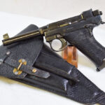 SOLD, SWEDISH M40 LAHTI PISTOL, BEAUTIFUL HOLSTER, FULL RIG FROM THE DANISH CONTRACT, VERY SHARP!