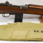 SOLD FRI JAN 15, OUTSTANDING US WWII INLAND M1 CARBINE, MARCH, 1944 PRODUCTION, WITH KHAKI SLING AND CARRY BAG TOO!