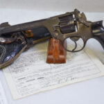 SOLD UNUSUAL VIET NAM WAR TROPHY DOCUMENTED VIETCONG ENFIELD TYPE REVOLVER, YOU HAVE TO SEE IT TO BELIEVE IT!
