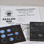 SOLD, VERY RARE US WW2 PILOT'S ESCAPE & EVASION GOLD BARTER & BRIBE KIT.  STILL SEALED AND COMPLETELY INTACT!