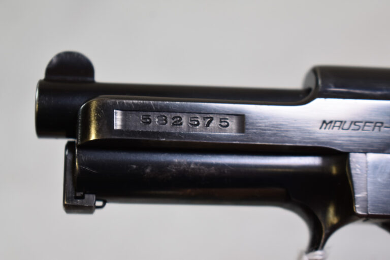 Sold German Kriegsmarine Eaglem Marked 1934 Mauser Pistol Variation 3 In Hard To Find Mint 5337