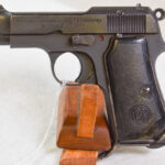 SOLD,1944 BERETTA MODEL 1935, GERMAN ISSUE 4UT PROOFED, PHOSPHATE FINISH, MINT CRISP!
