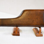 SOLD GRERMAN WWI IMPERIAL PROOFED RED 9 BROOMHANDLE MAUSER HOLSTER/STOCK, TOUGH TO LOCATE