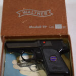 SOLD VERY SELDOM SEEN 1967 WALTHER TP PISTOL, .22LR, WITH ORIGINAL BOX & MANUAL!