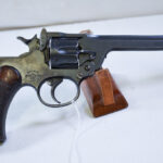 SOLD  BRITISH ARMY VERY EARLY 1931 PRODUCTION ENFIELD No2 MkI .38/200 SERVICE REVOLVER, UN-ALTERED HAMMER & VERY SHARP!