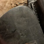 SOLD Original WW2 Nazi issue Browning Hi-Power holster  - dated 1942 - Dvr - Waa stamp