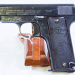 SOLD VERY SCARCE CIRCA 1938 FRENCH "UNION" PISTOL, MARKED & ISSUED TO THE WWII ERA PARIS PREFECTURE de POLICE, VERY SHARP!