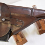 SUN MAR 7, RARE GERMAN COMMERCIAL HOLSTER FOR THE FN 1922 PISTOL, GERMAN RETAILER HANS DORBECK MARKED, NICE!
