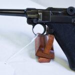 SOLD, VERY SCARCE 41-42 CODE P.08 "BLACK WIDOW"  LUGER PISTOL, VERY RARE VARIANT ONLY 7000 MADE, VERY SHARP!