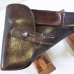 SOLD, GERMAN WW2 MAUSER HSc HOLSTER, EARLY jhg 41 CODED