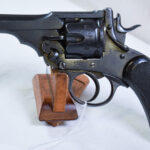 SOLD, BRITISH EARLY WWI ISSUED WEBLEY MARK IV .455 SERVICE REVOLVER, THE “BOER WAR MODEL”, MATCHING & VERY CRISP!
