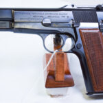 SOLD, SCARCE EARLY NAZI OCCUPATION  FN HIGH POWER PISTOL, TANGENT SIGHT, WaA613 PROOFED DEC,1940 PRODUCTION, CORRECT MAG, VERY SHARP!