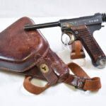 SOLD JAPANESE TYPE 14 NAMBU 14.5 DATE, (MAY 1939), WITH HOLSTER & SHOULDER STRAP, SHARP!
