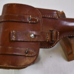 SOLD, ULTRA RARE hck 41 LUFTWAFFE PROOFED DROPPING HOLSTER FOR THE WALTHER PP PISTOL, THE RAREST OF THE DROP HOLSTERS!