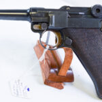 SOLD, IMPORTANT 1916/1920 DWM NAVY LUGER PISTOL, NAVAL USE IN WWI, WIEMAR ERA & NAZI KRIEGSMARINE OST FLEET MARKED, FROM STURGESS COLLECTION & IN BOOK, VERY SHARP!