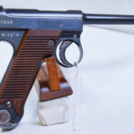 Sold - MINT CRISP EARLY PRODUCTION 4.10 date (Oct, 1929) TOKYO ARSENAL TYPE 14 NAMBU PISTOL, STILL WITH MATCHING MAGAZINE! JUST STUNNING!
