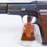 SOLD, NAZI OCCUPATION, SEPT, 1941 WaA103 TANGENT SIGHT FN HIGH POWER PISTOL, VERY SHARP!