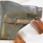 SOLD, WWII ITALIAN ARMY HOLSTER FOR THE BERETTA MODEL 1934 PISTOL, MINT CRISP!