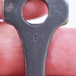 GERMAN WWII DROOP EAGLE/63 PROOFED LUGER TOOL, WELL MARKED!