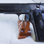 SOLD, EARLY NAZI OCCUPATION 1941 ViZ35 RADOM PISTOL, “F” BLOCK, MATCHING AND VERY SHARP!
