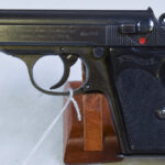 SOLD WALTHER PPK PISTOL, SCARCE MID WAR 1942 PRODUCTION LIGHTWEIGHT DURAL FRAME, MINT CRISP!