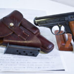 SOLD, DOCUMENTED RZM MARKED WALTHER PPK PISTOL, NAZI PARTY ISSUED HONOR WEAPON, MINT CRISP FULL RIG! BRIDGE AT REMAGEN DOCUMENTATION!