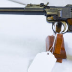 Sold - GERMAN WWI 1917 DWM LANGE P.08 “ARTILLERY LUGER” WITH MATCHING MAG, MINT CRISP!