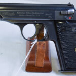 SOLD VERY SCARCE LUFTWAFFE ISSUE WALTHER PP PISTOL, 380/9mmk BOTTOM MAG RELEASE, MATCHING MAG! WAFFENAMTED & MINT CRISP!