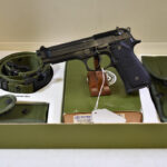SOLD SCARCE BERETTA M9 PISTOL, 1990'S SPECIAL EDITION FULL RIG IN BOX WITH ALL THE GIBLETS!