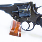 SOLD BRITISH EARLY WWI ISSUED WEBLEY MARK IV .455 SERVICE REVOLVER, THE “BOER WAR MODEL”, MATCHING & VERY CRISP!