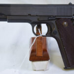 SOLD US WWII COLT 1911A1 US ARMY SERVICE PISTOL, LATE WAR, JAN, 1945 PRODUCTION, 100% CORRECT & MINT SHARP!