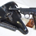 SOLD WALTHER ac 42 CODE P.38 PISTOL, EARLY "d" BLOCK, MINT CRISP FULL RIG! NAMED VET BRINGBACK!