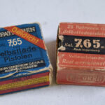 SOLD EXTREMELY RARE FULL BOXES OF 1930’S PRE WW2 GERMAN GECO & DWM 7.65 (.32 AUTO) AMMUNITION, IMPOSSIBLE TO FIND!