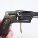 SOLD ULTRA RARE NAZI EAGLE/N PROOFED FRANKEN & LUNENSCHLOSS 5.75mm VELO-DOG REVOLVER, MINT CRISP CIRCA 1940 PRODUCTION!